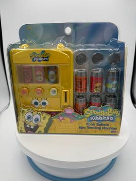 Nickelodeon 840258797464 Spongebob Squarepants Rock Bottom Vending Machine Nib