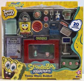 Nickelodeon 840419737971 Teeny Tinies Spongebob Squarpants Chum Bucket Mini Food Playset Dollhouse