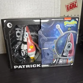 Nickelodeon 920882570153 Spongebob Squarepants 10 Inch Patrick Star Space Figure Rare
