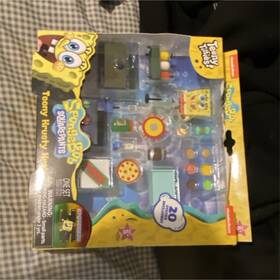 Nickelodeon Sr98117 Spongebob Squarepants Teeny Krusty Krab Playset 20pc Tinies