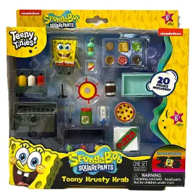 Nickelodeon Us106-0310/fb Teeny Tinies Spongebob Squarpants Krusty Krab Mini Food Playset Dollhouse