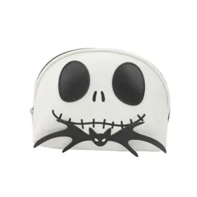 Upf5r42nbcpp00 Nightmare Before Christmas Jack Skellington White 7 Inch Cosmetic Bag