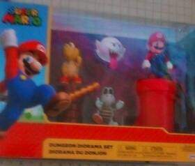 Nintendo 64577 Super Mario Dungeon Diorama Set Boo Koopa Troopa Pipe