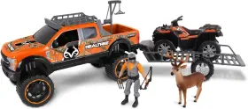 F-250 Nkok 21845 Realtree 1/18 Scale Free-wheel Playsets 10-pc Set Rt Ford Super