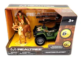 Nkok 698143217111 Realtree Deer Hunting Playset 6 Piece Hunter With Buck And Atv