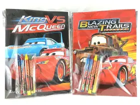 No 293397545821 Cars Coloring Book And Crayon Set 12 Pack Assorted Style