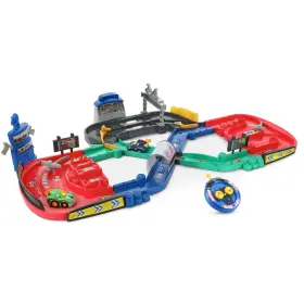 80-570000 No Smart Wheels Checkered Flag Motorized Track Set With Accessories