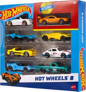 Hpv78 No Set Of 8 Basic Toy Cars And Trucks In 1 64 Scale Including Exclusive Car