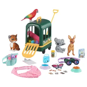 Wm1480 No Animal Trainer Play Set For 18 Inch Dolls Green