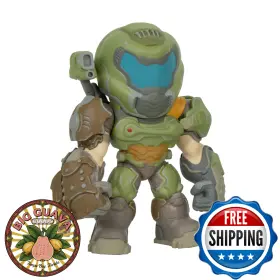 B094dkjyst Numskull Doom Slayer Eternal Collectible Posable Toy Figure - Official Repl