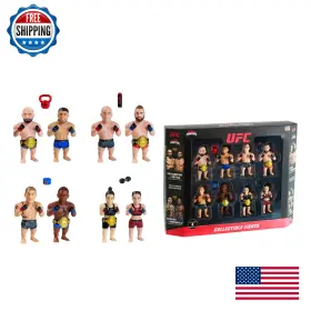 B0fkc4tc47 P.m.i. Ufc 2.5 Inch Collectible Figures 8-pack Deluxe - 8 Fighters Included