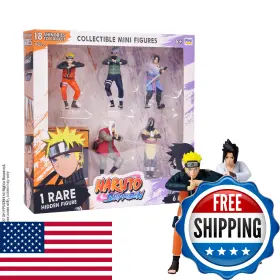 B0fkjnbdbx P.m.i. Naruto Shippuden Collectible Mini Figures 6 Pack Deluxe Box Anime Actio