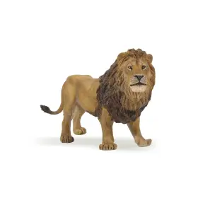 50040 Papo Standing Male Lion Toy Figure 5.5 Inches Long Multicolor