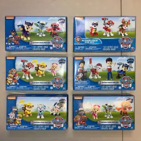 6026650 Paw Patrol Action Pack Pups Figure Set. 6 Sets Brand New In Excellent Condition