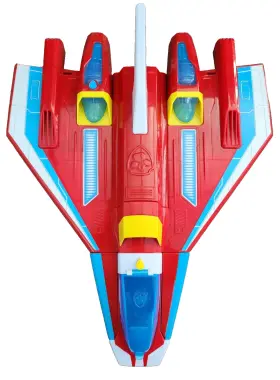 6053097 Paw Patrol Mighty Pups Super Paws Jet Command Center Transforming Vehicle