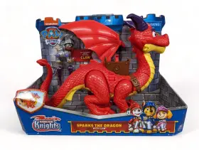6064290 Paw Patrol Rescue Knights Sparks The Dragon And Pup Claw Missing Right Wing