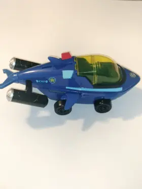 6065229 Paw Patrol Aqua Pups Chases Shark Vehicle Only Plane Jet