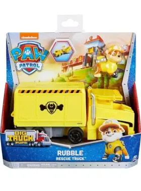 6065566 Paw Patrol Rubble Rescue Truck Big Pups New In Box Free Shipping