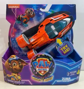 6066683 Paw Patrol The Mighty Movie Zuma And Hovercraft With Lights Sounds New