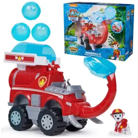 6069244 Paw Patrol Jungle Pups Marshall Elephant Firetruck With Projectile Launcher Toy