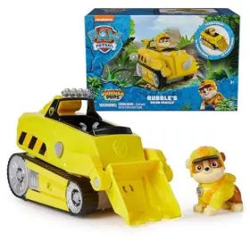 6069248 Paw Patrol Jungle Pups Rubble Rhino Vehicle Truck And Collectible Action Figure
