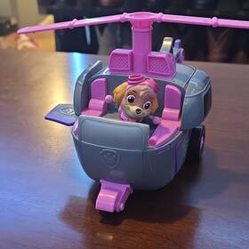 Paw Patrol 61214awk Skye Helicopter Vehicle Playset With Figure - Mpn Gray/pink