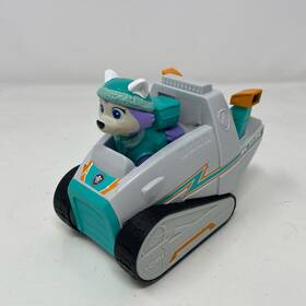 Paw Patrol 681147043886 Everest Snow Plow Vehicle Figure Teal/white 1 55