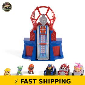 Paw Patrol 681147059122 Mini Lookout Tower Playset With 3 Cars And Figures