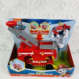 Paw Patrol 778988415191 Marshall Rise And Rescue Transforming Toy Firetruck With Action Figure