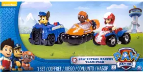 Spi6024059 Paw Patrol Racers 3-pack Vehicle Set Chase Zuma And Ryder