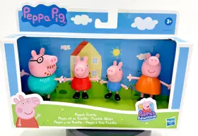 Peppa Pig 010993834600 Peppas Family Figures Animal Figurines 4-pack