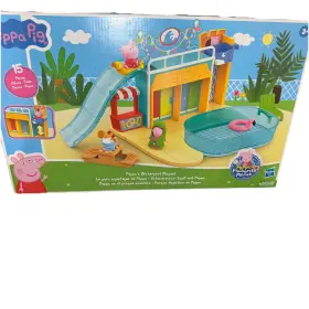 Peppa Pig 010996160669 Toys Peppas Waterpark Playset With 15 Pieces And George