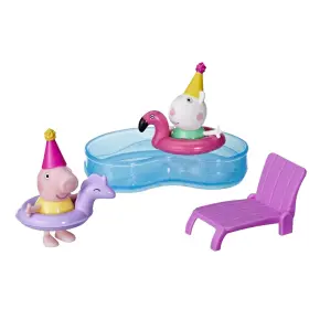 F9511 Peppa Pig S Pool Party Playset With 2 Figures And 4 Accessories