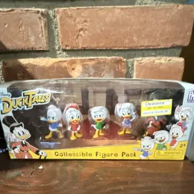 070218pr Phatmojo Ducktales Money Bin Playset Figures Scrooge Huey Dewey Louie Webby