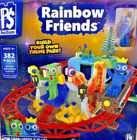 Phatmojo 810087213800 Rainbow Friends Playset Toy Deluxe Buildable Theme Park Lego Blocks New Limited