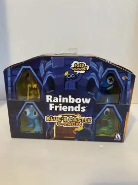 Fp2620 Phatmojo Rainbow Friends Blue Castle 8-pack Playset With Mystery Figures