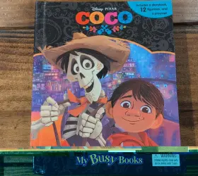 10-7263-3463-8 Phidal Coco Playset Storybook With 12 Figurines And Playmat Miguel Hector