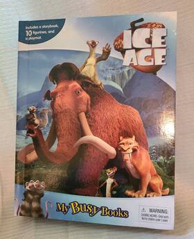 Phidal 9781933318929 My Busy Books Ice Age Animated Storybook 10 Figures Playmat Unused/complete Toy