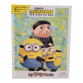 Phidal Publishing 782764351048 Minions The Rise Of Gru My Busy Books Playset Figurines Playmat And Storybook 2020