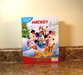 Phidal Publishing 782764351697 Disney Mickey And Friends Christmas My Busy Books Playset Figurines Playmat New
