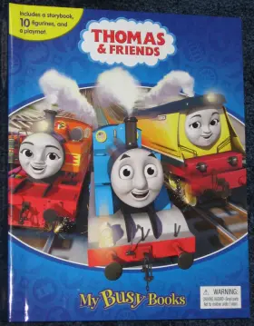Phidal Publishing 782764351789 Thomas And Friends My Busy Books Playset 10 Figures Playmat Storybook