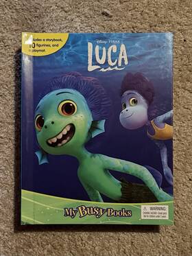 Phidal Publishing 782764352274 Disney Pixar Luca My Busy Books Playset Figurines Playmat Set New