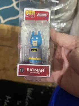 Pin Mate 840417104263 Bif Bang Pow Justice League Batman Wooden Figure