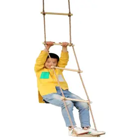 B07dqqytqg Playberg 5 Step Climbing Wooden Rope Ladder Qi003373