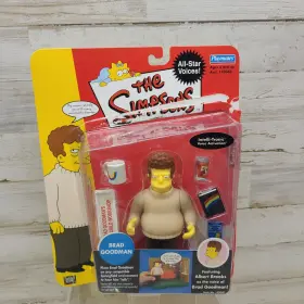 Playmates 043377420484 The Simpsons Celebrity Voices Interactive Al Brooks As Brad Goodman Open Box