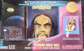 Playmates 16240 Star Trek Strike Force Klingon Great Hall Playset Boxed Lt. Worf