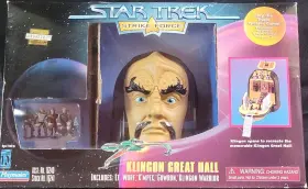 16240 Playmates Star Trek Strike Force Klingon Great Hall Playset Boxed Lt. Worf