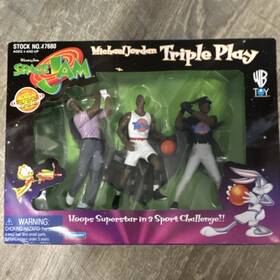 Playmates 17680 Space Jam Michael Jordan Triple Play Action Figure Playset