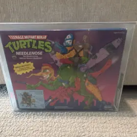 5634 Playmates Teenage Mutant Ninja Turtles Needlenose Playset Afa 75 Boxed