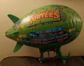Playmates 744110741650 Classic Turtle Blimp Tmnt Teenage Mutant Ninja Turtles Not Complete